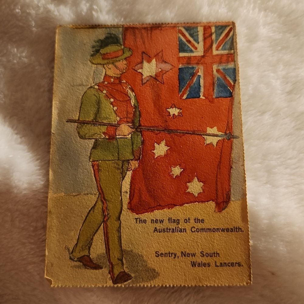 Tuck's Post Card Flag of Australian Commonwealth Vintage Postcard
